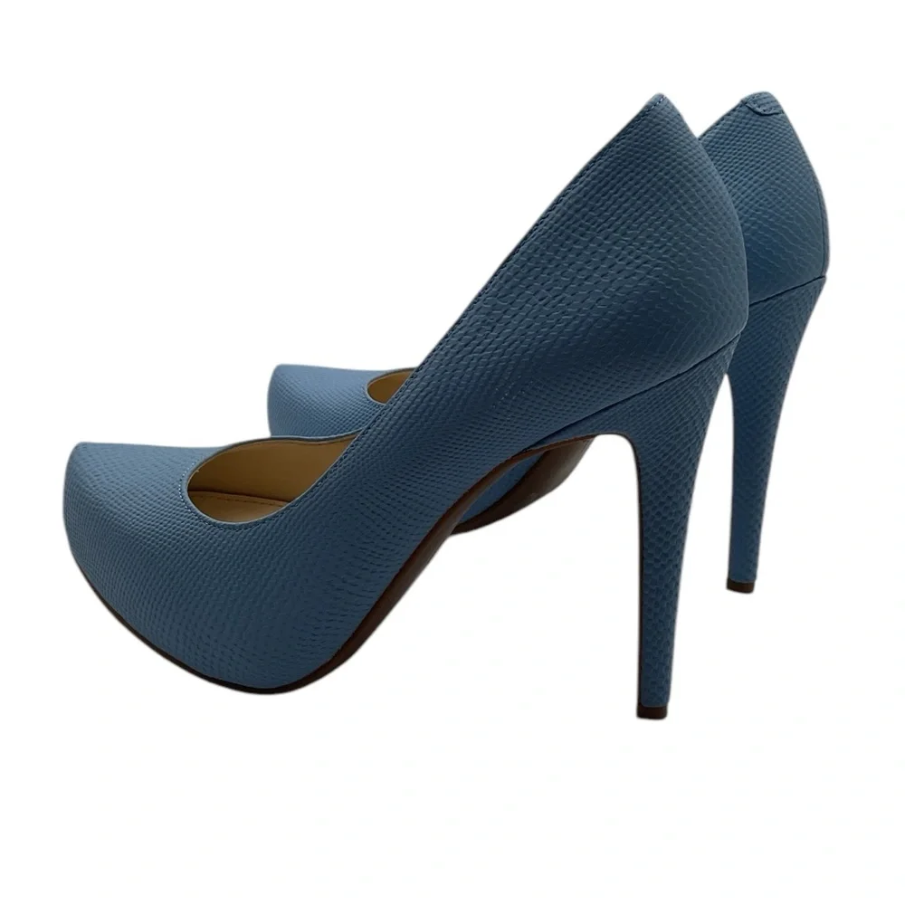 Jessica Simpson High Heel Platform Pumps - Blue